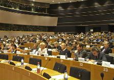 Vergaderzaal Europees parlement