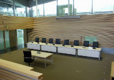 De enquêtezaal van de Tweede Kamer