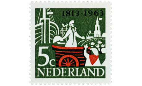 herinneringspostzegel 1963