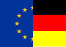 Duitse en Europese vlag