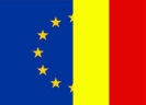 Halve Europese met half Belgische vlag