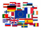 Collage Europese met lidstaat-vlaggen