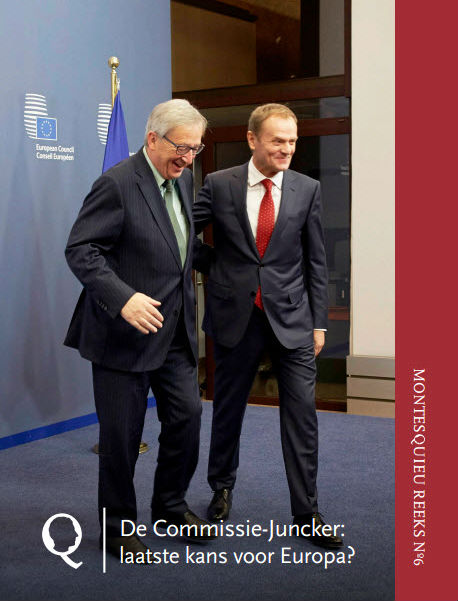 Omslag bundel met Juncker en Tusk