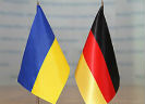 Oekraëense en Duitse vlag