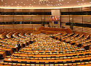 Vergaderzaal Europees Parlement in Brussel