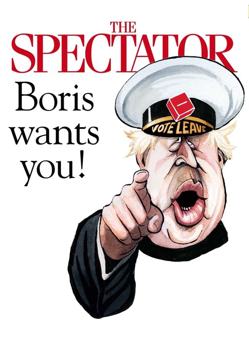Titelblad Spectator met Boris Johnson