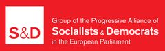 Logo Socialisten en Democraten in het Europees Parlement