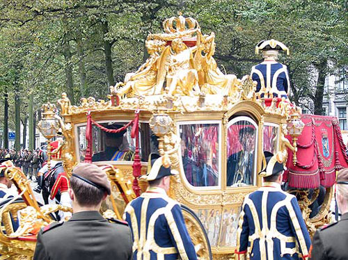 Gouden koets op Lange Voorhout