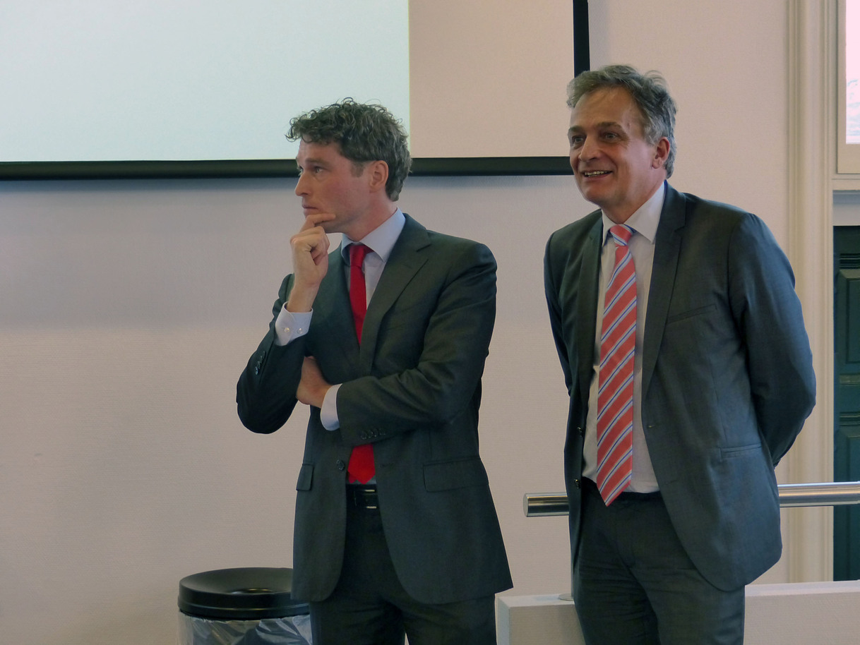 The speakers from Campus The Hague Leiden University