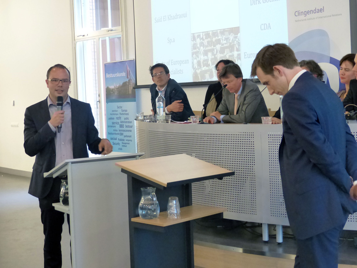 Debating round #3 Open Europe, Saïd Khadraoui and Dirk Gotink