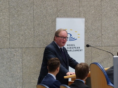 Hans van Baalen spreekt op de sluiting van MEP Nederland 2014