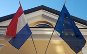 Vlag Nederland en EU Vlag Nederland en EU