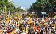 Demonstratie voor Catalaanse onafhankelijkheid, bron WikiMedia/xenaia