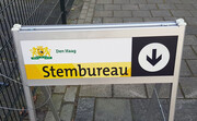 bord van stembureau bord van stembureau