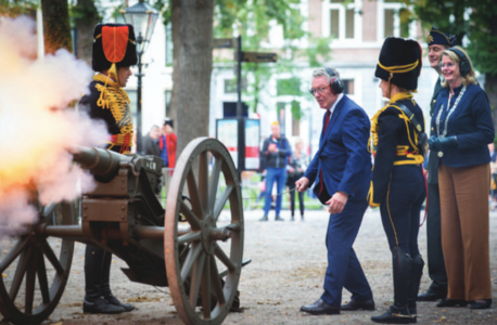 Kanon op het Prinsjesfestival. Foto: Evert Jan Danils