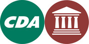 Het logo van CDA en het Forum voor Democratie