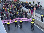 A12-blokkade,_Extinction_Rebellion_in_The_Hague,_28_January_2023_20