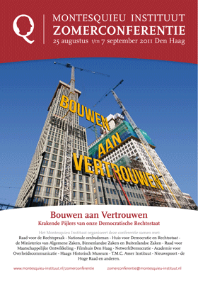Poster Montesquieu Instituut zomerconferentie 2011