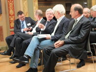Jouke de Vries, Gerrit Voerman, Joop van den Berg, Paul Scheffer, Ed d'Hondt