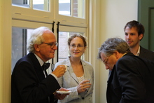 Van links naar rechts: Jan Schinkelshoek, Hilde Reiding, Anjo Harryvan en Jurjen Hoekstra.
