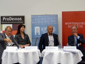 v.l.n.r.: Jaap Smit, Cora van Nieuwenhuizen-Wijbenga, Ton Wilthagen en Gijs HerderscheÃƒÂª