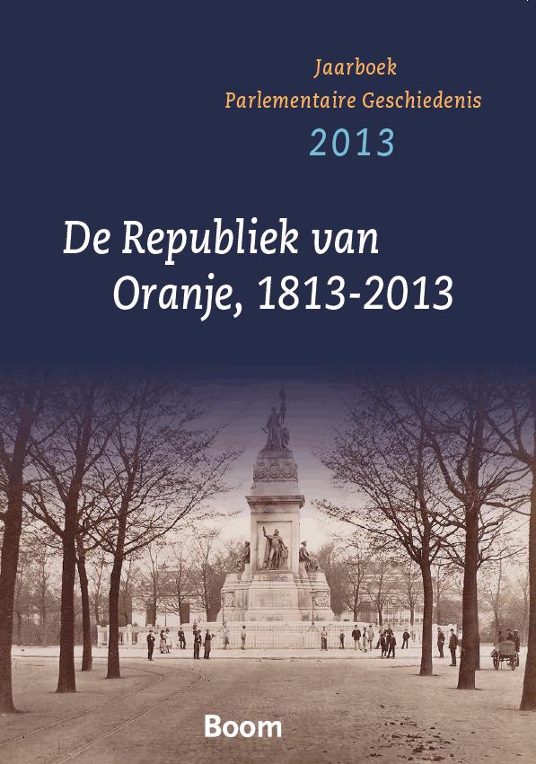 Cover Jaarboek parlementaire geschiedenis 2013