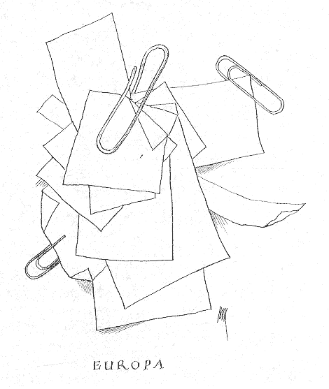 Papiertjes en paperclips