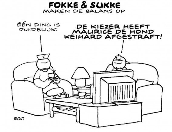 Fokke en Sukke maken de balans op