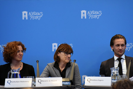 v.l.n.r.: Kathalijne Buitenweg, Michèle de Waard en Mathieu Segers