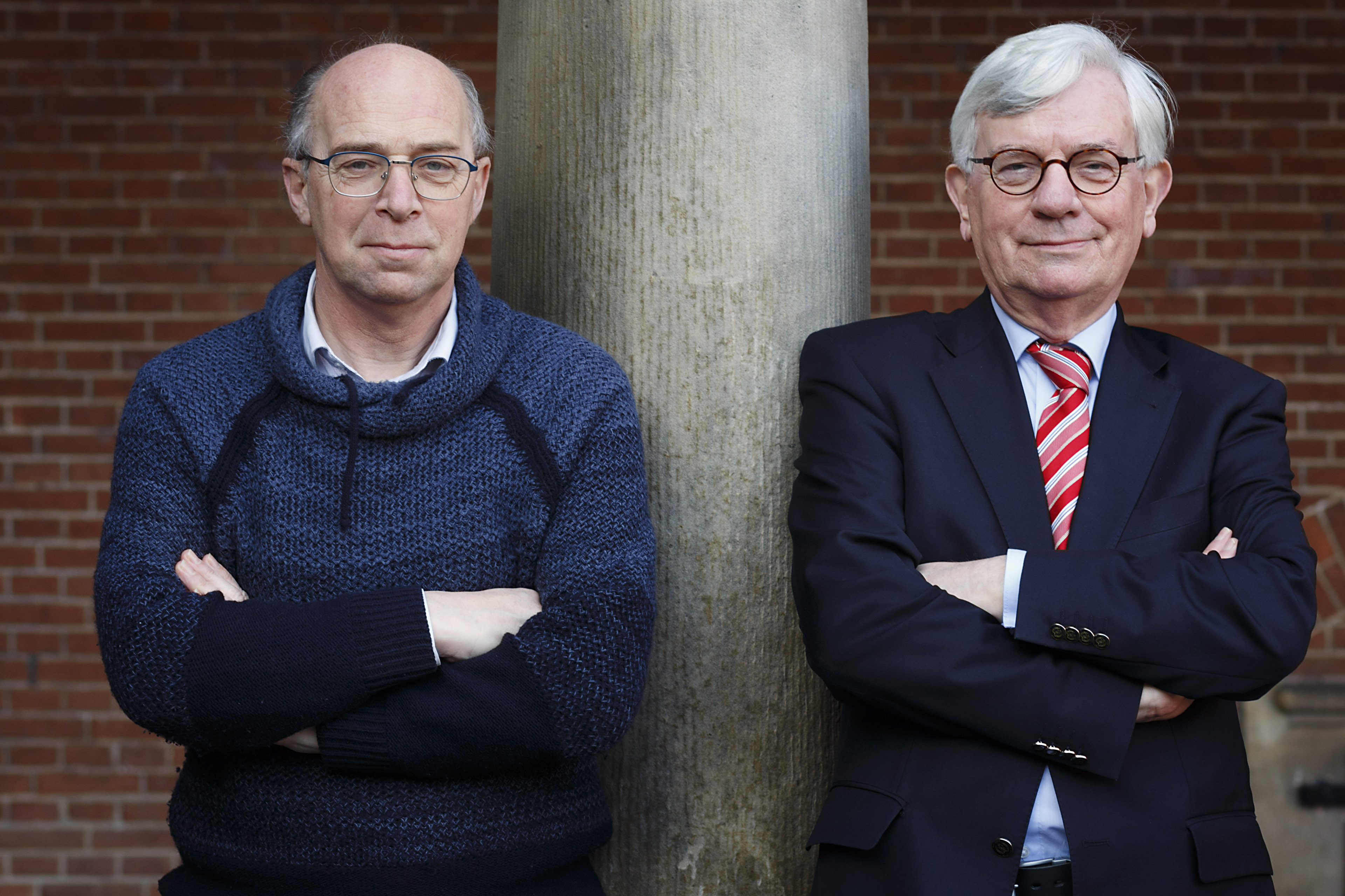 Bert van den Braak (l) en Joop van den Berg (r)