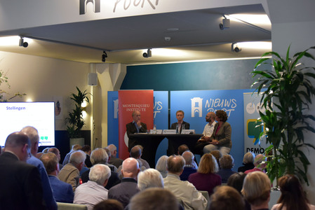 The speakers and the audience