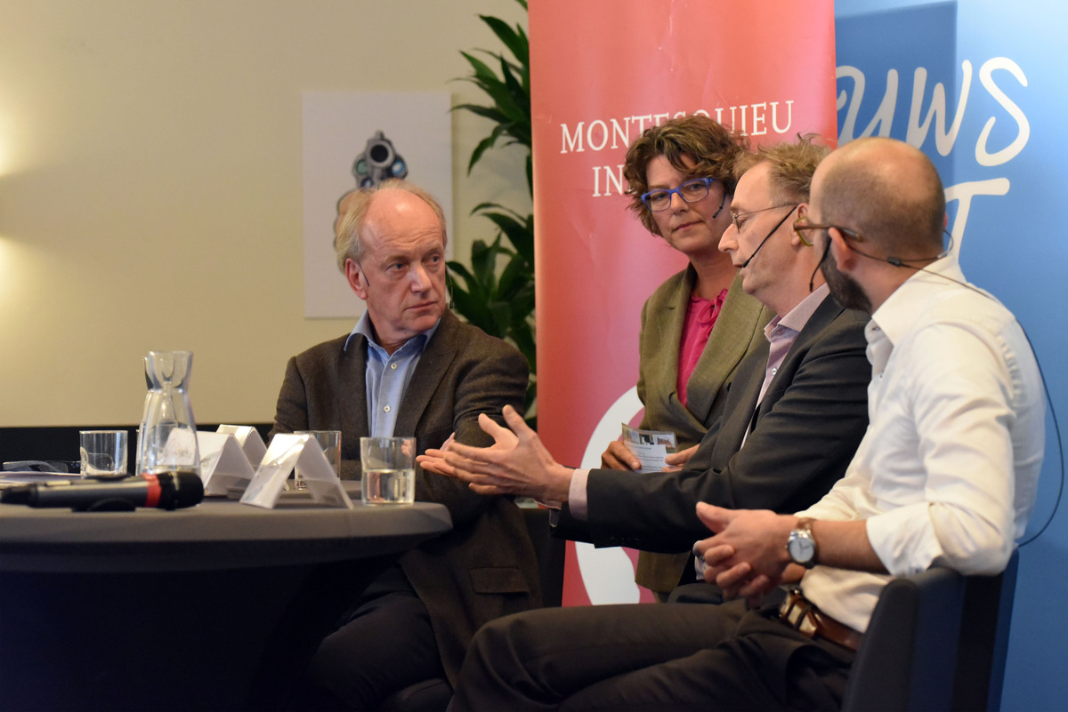 v.l.n.r.: Ruud Koole, Eva Kuit, Tom-Jan Meeus en Wouter Beekers