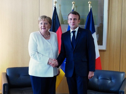 Merkel en Macron