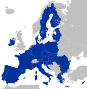 Lidstaten Europese Unie vanaf 1 februari 2020 - Wikipedia/Rob984