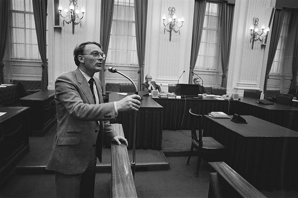 Janmaat tijdens een debat