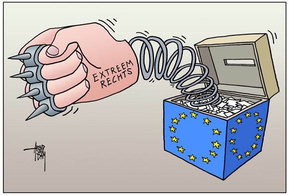 Europese verkiezingen: vrees voor de "Rechtse vuist"