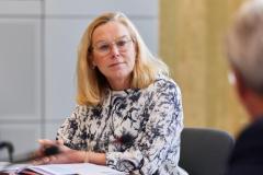Sigrid Kaag during the meeting