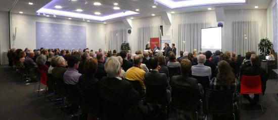 Panorama van de zaal