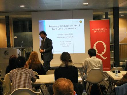 Kutsal Yesilkagit is talking about "Institutions as regulators of multilevel-governance"
