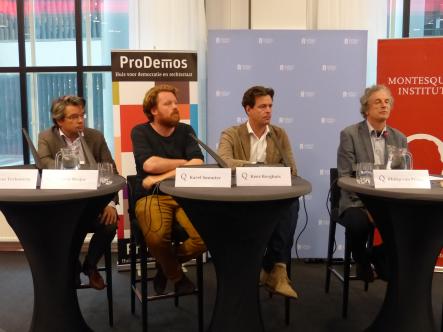 v.l.n.r.: Remco Meijer, Karel Smouter, Kees Berghuis en Philip van Praag