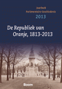Cover Jaarboek parlementaire geschiedenis 2013