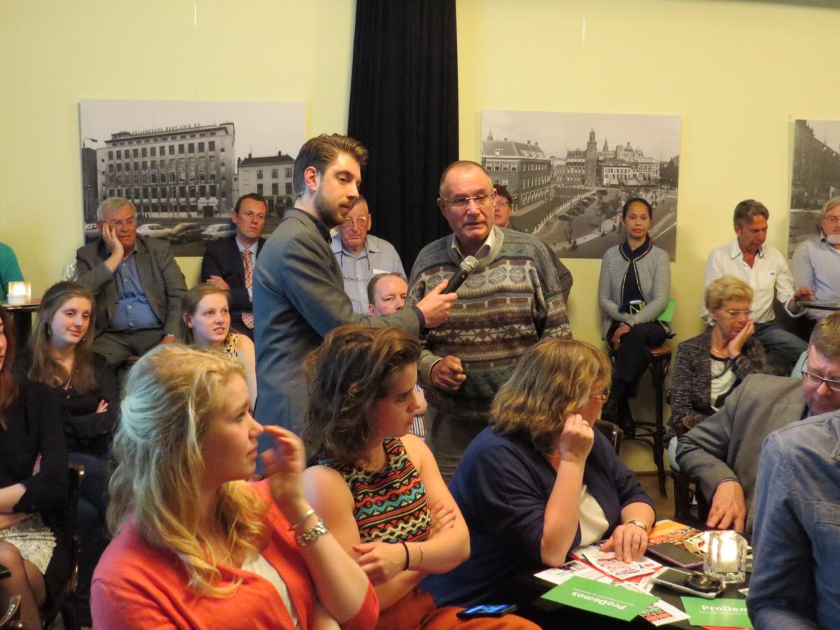 Interactie met de zaal