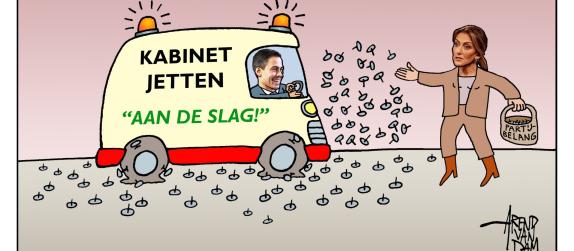 Arend van Dam - Kabinet-Jetten